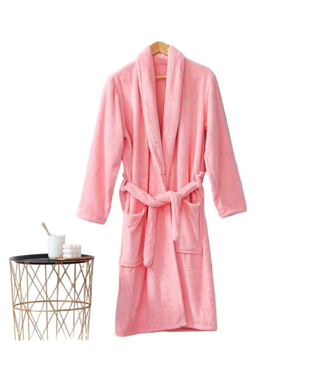 Fresh Feeling Bathrobe - Pink