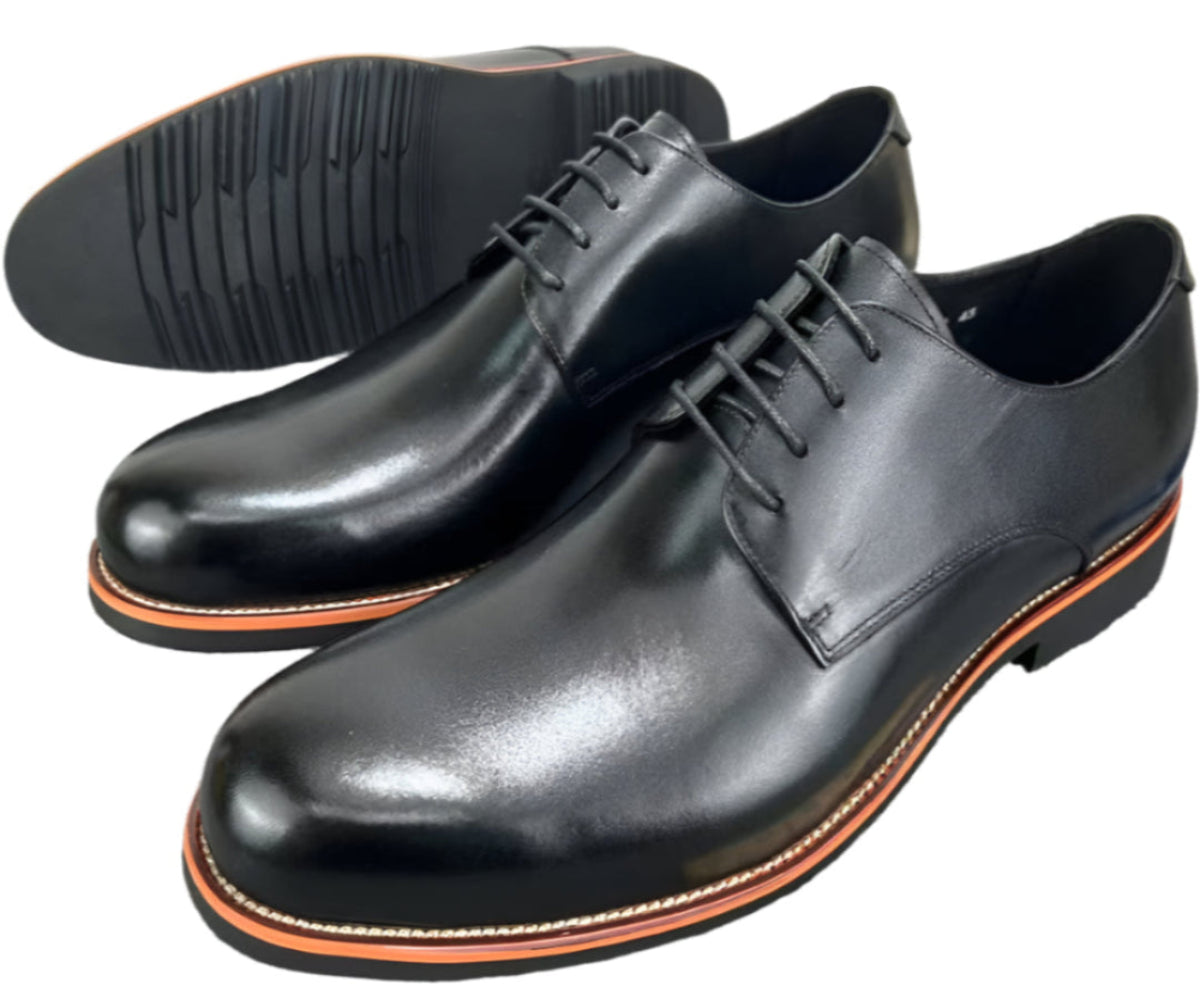 Elegant Gentle Leather Shoes For Men-Black.