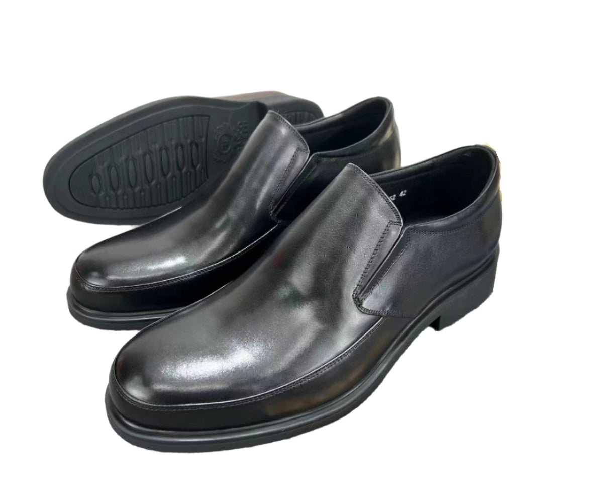 Premium Gentle Leather Shoes-Black