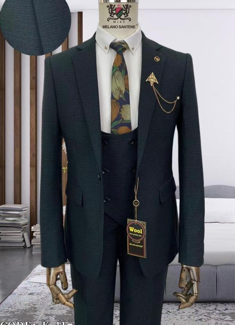 Premium Three-Piece Slim Fit Suit