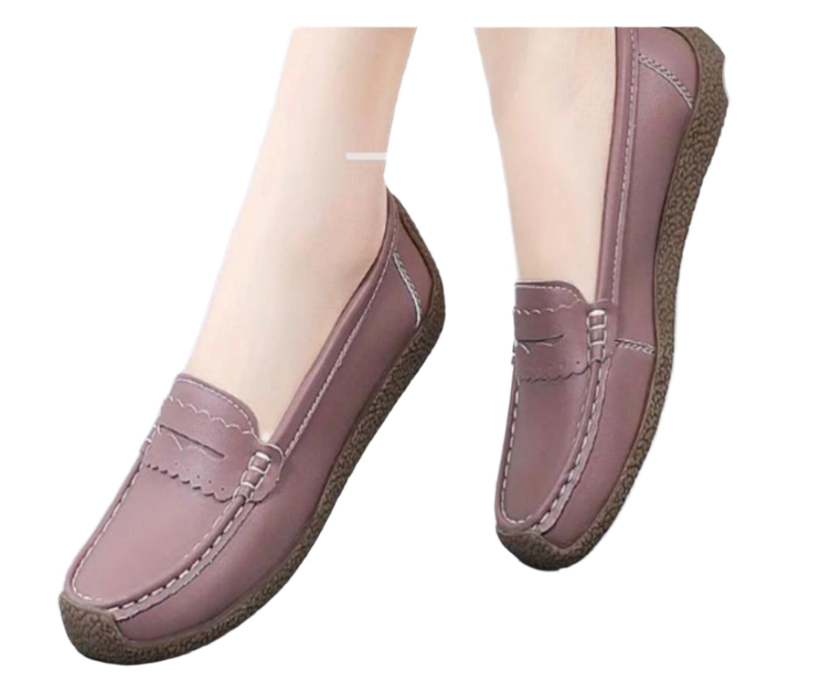Ladies Fashion Sneaker-Brown