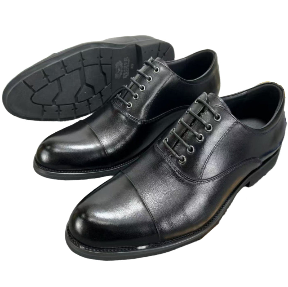 Gentle Lace Up Shoes-Black