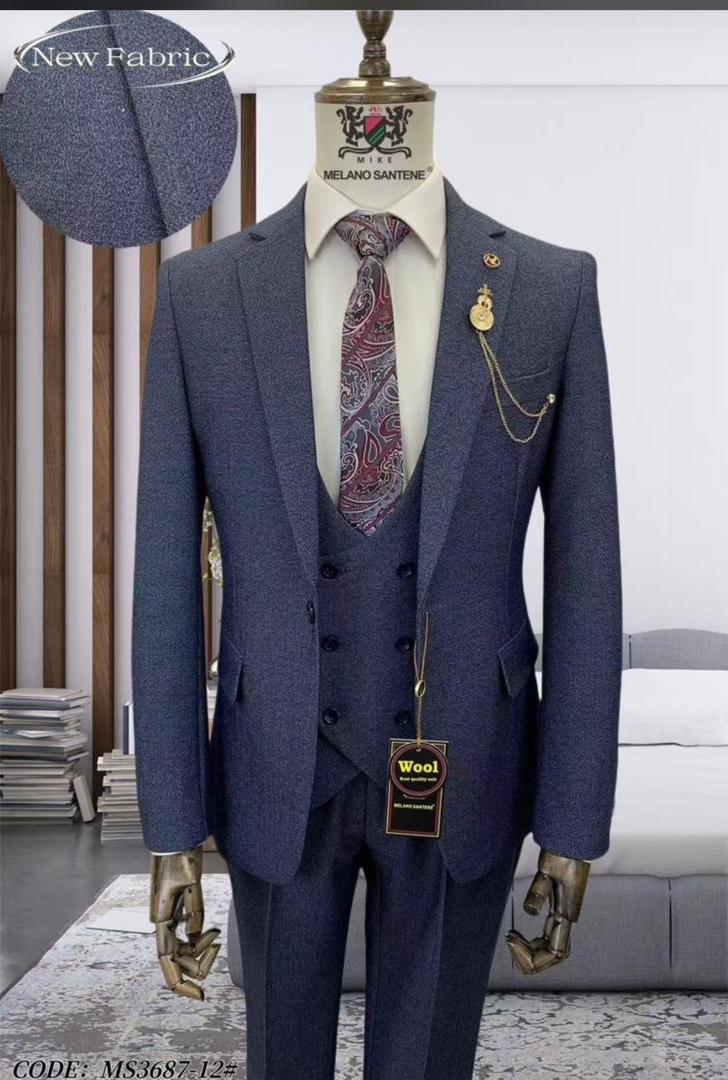 Premium Three Piece Slim Fit Suit