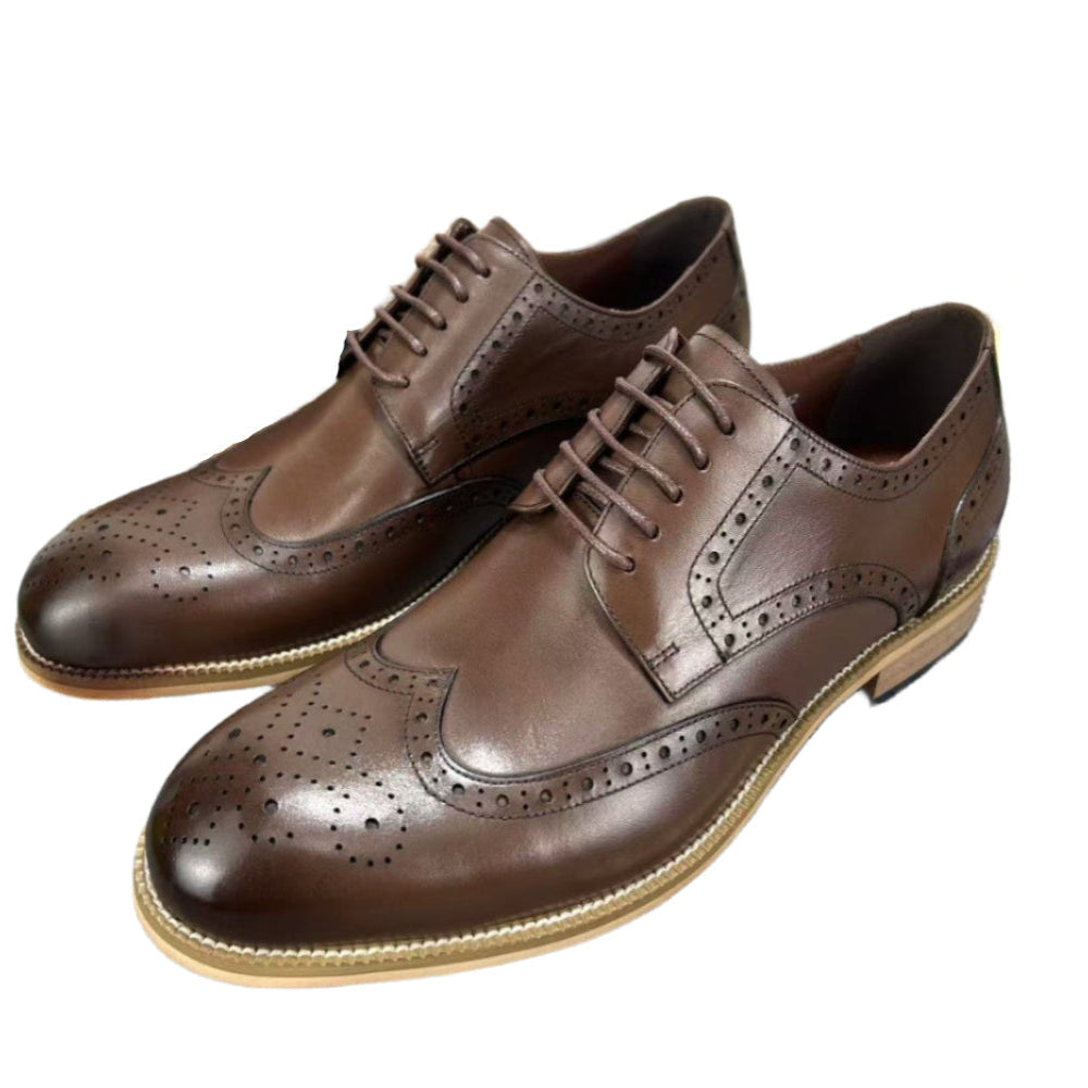 Premium Oxford Gentle Shoes-Brown