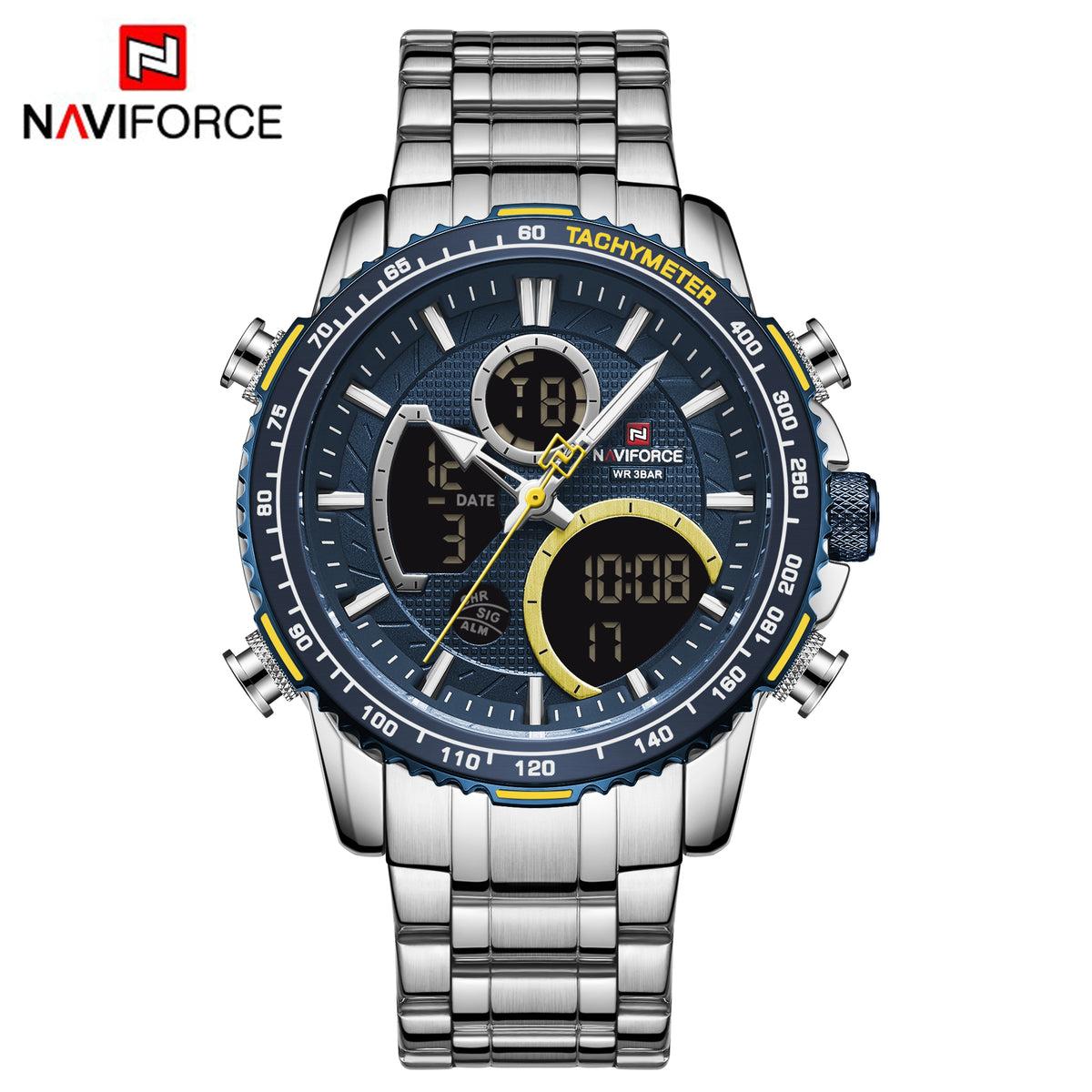 Modern Classic Men's NaviForce Wat-Silver
