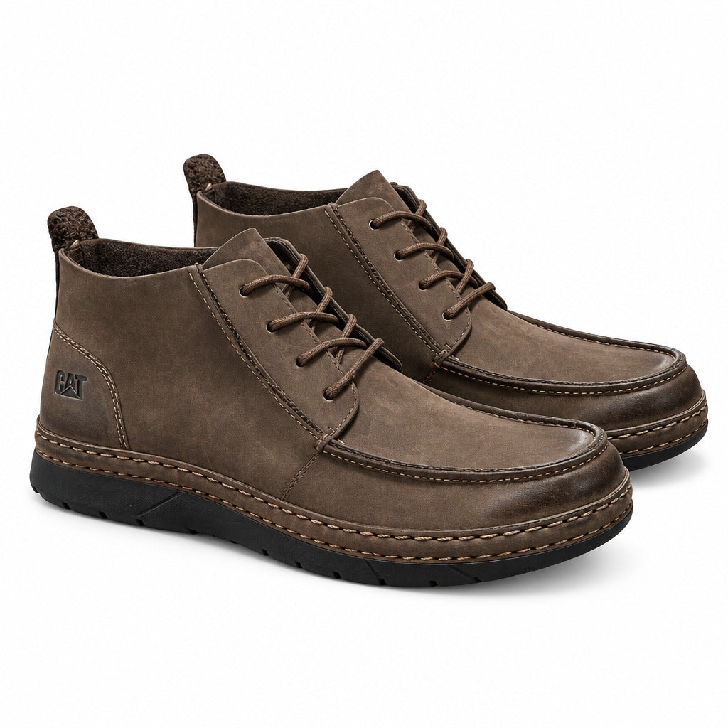 Premium Quality Leather Boot-Coffee Brown