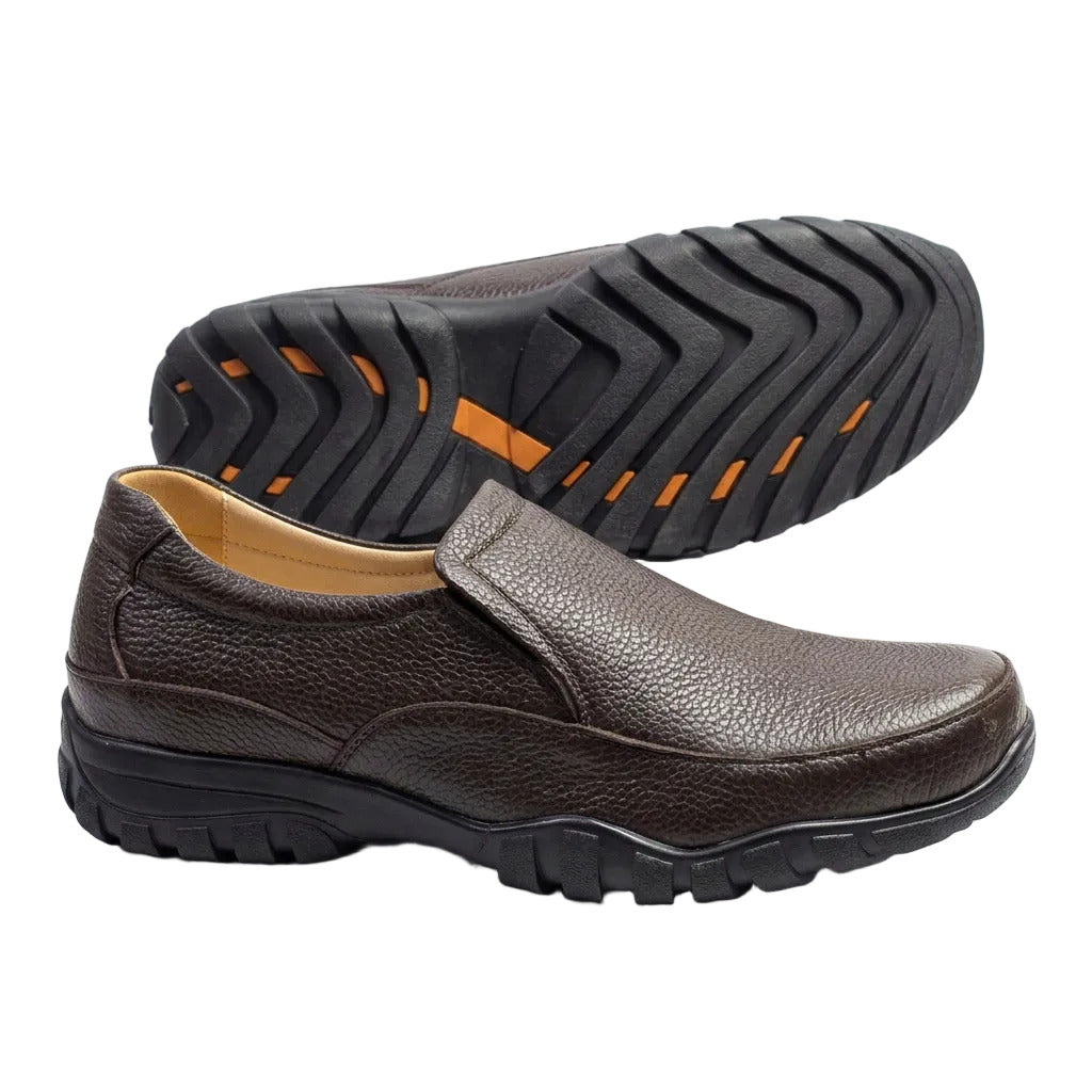 Premium Quality Leather Shoes-Coffee Brown