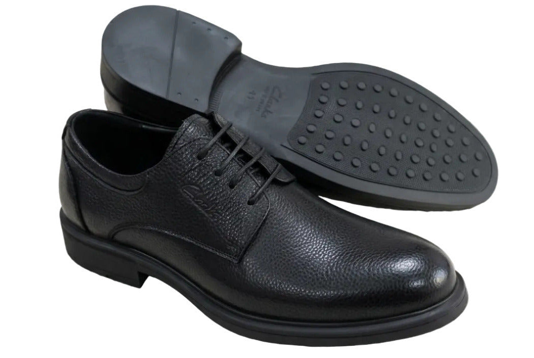 Premium Quality Lace-Up Leather Shoes-Black