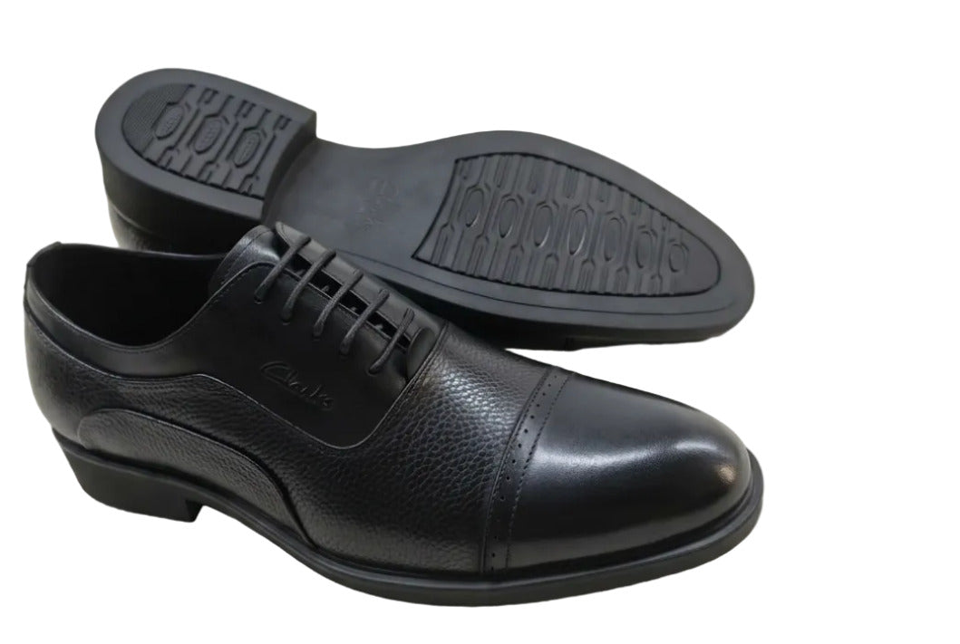 Quality Lace -Up Leather Shoes-Black