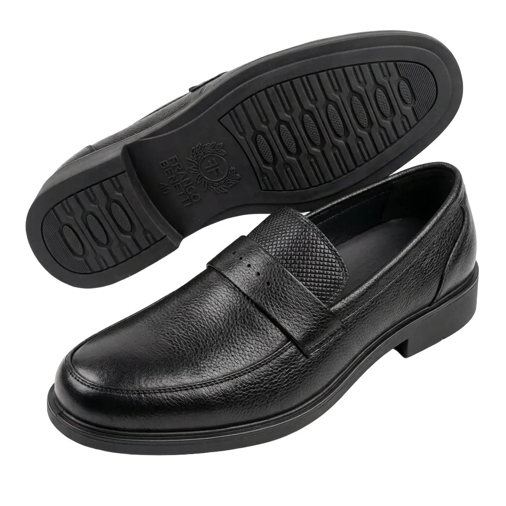 Premium Quality Leather Shoes-Black