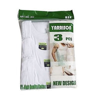 Pack Of 3 Men's Yarisson Vests- White