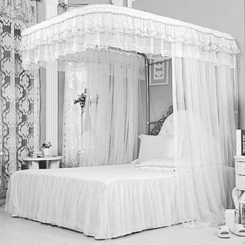 2 Stand Rail Mosquito Net - White