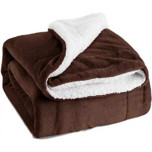 Super Soft Cozy Fleece Blanket-Brown
