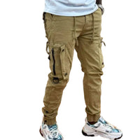 Denim Jean Cargo Pant - Cream