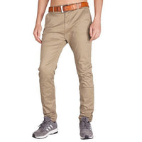 Men's khaki Steachable Trouser-Brown