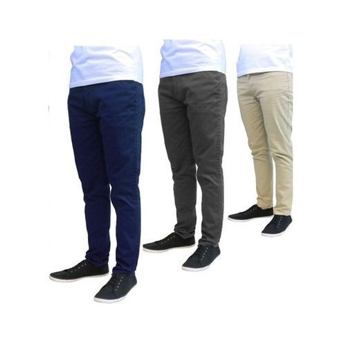 Mens 3 khaki Trousers-Multicolor