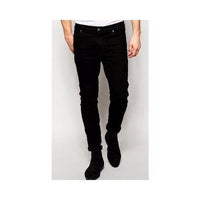 Pack Of 2 Mens Slim Denim Jeans - Black White