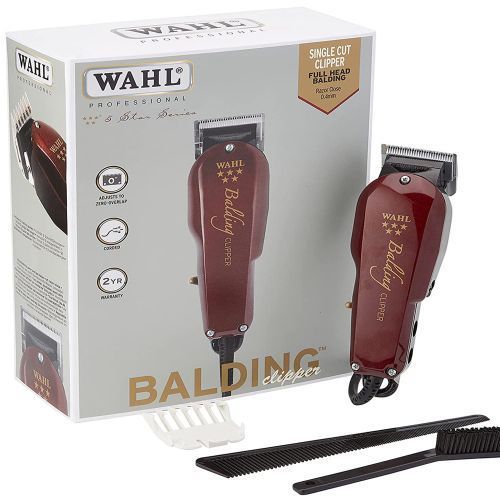 Wahl Balding Professional Electric Shavers Hair Shaving Machine - Maroon