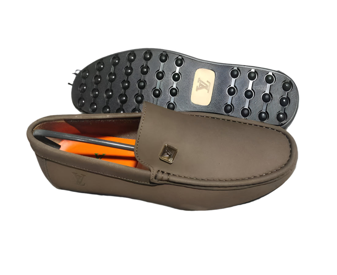 Modern Classic Leather Shoes For Men-Brown