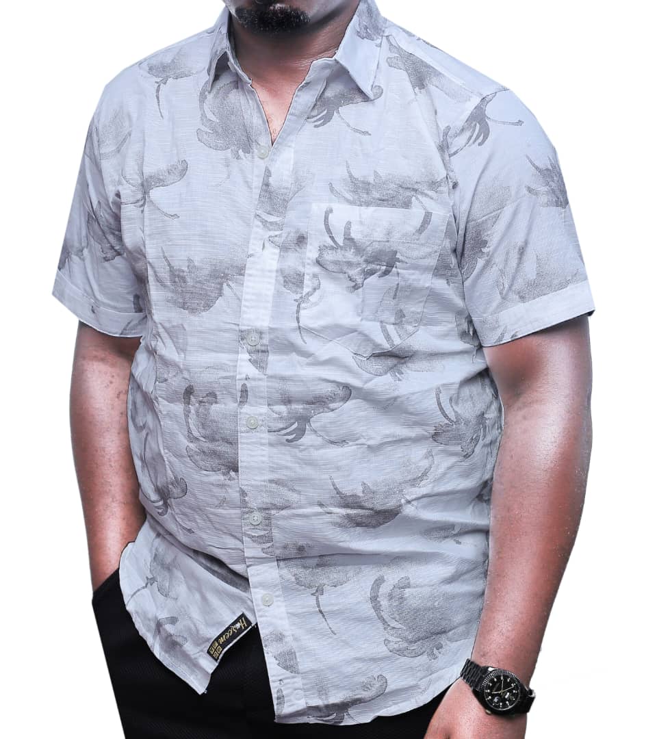 Durable Floral ShortSleeved Shirt-Multi-colour
