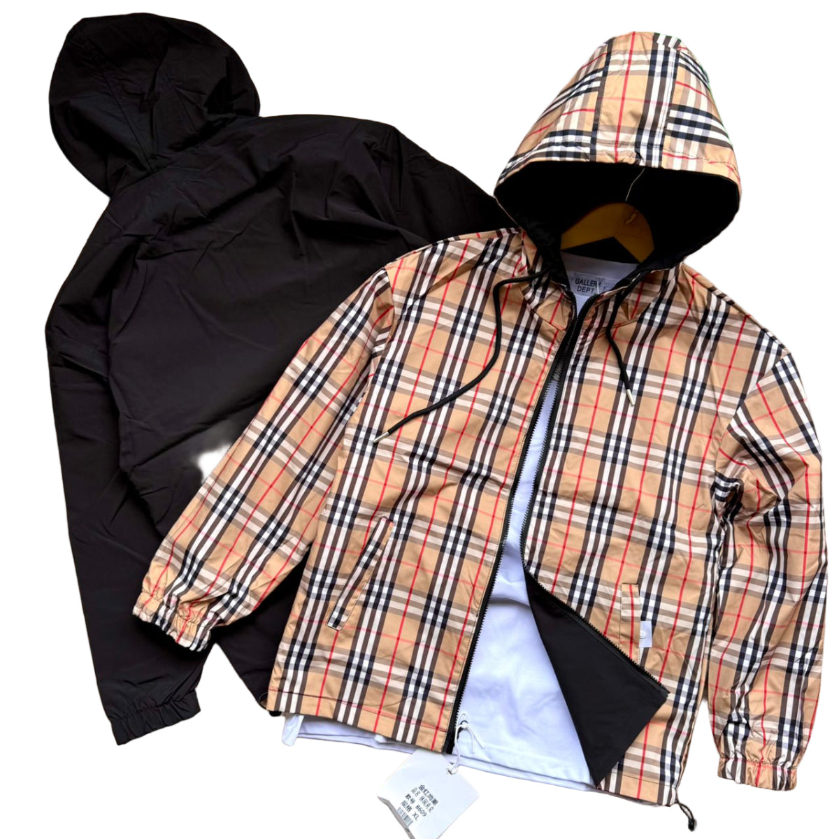 Double Side Jacket With Hood
