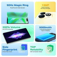 Infinix Smart 8 -4G LTE 6.6" 4(2+2)GB RAM 64GB ROM 13MP 5000mAh DUAL SIM- Black/White/Gold/Green