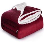 Fleece Woolen Soft Blanket-Maroon
