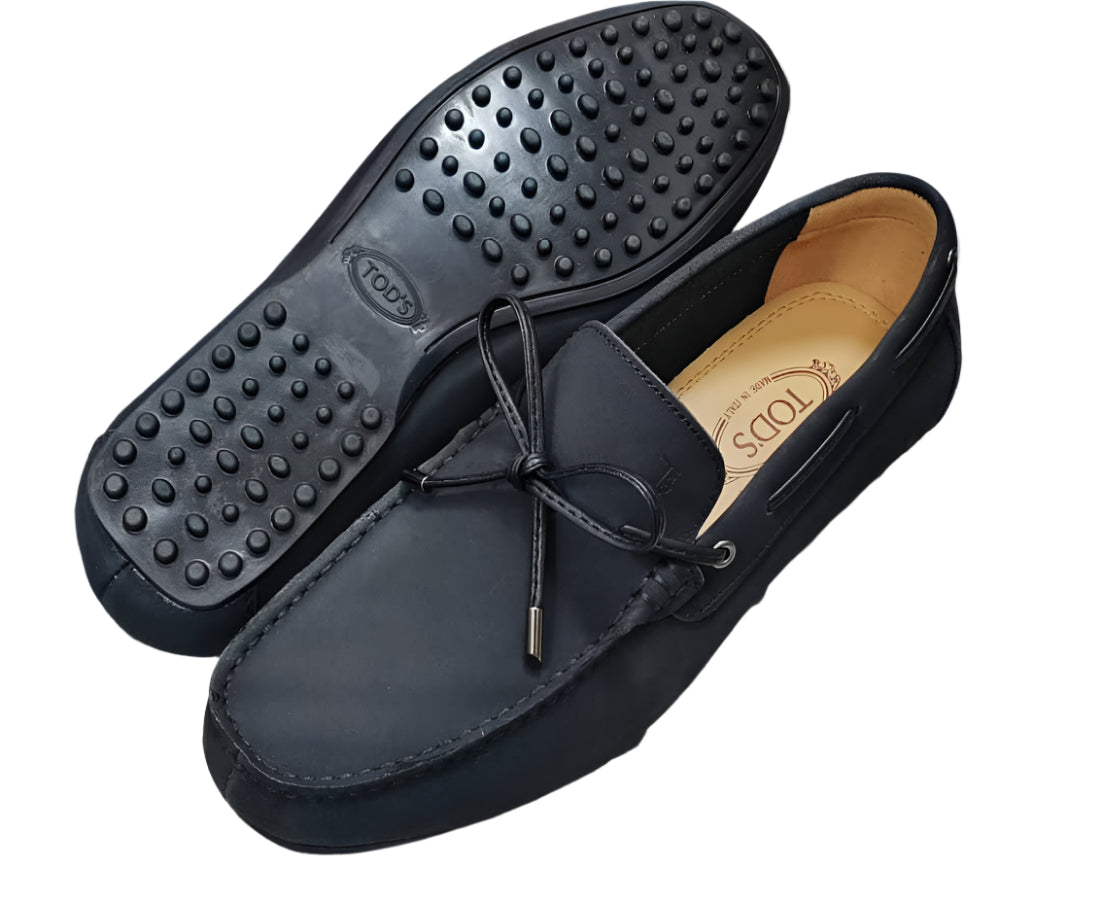 Men's Classic Moccasin Shoes-Black