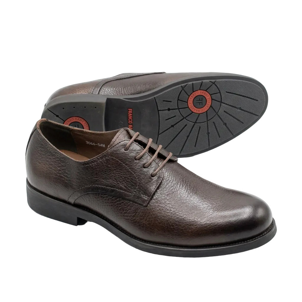 Qulaity And Classic Lace-Up Leather Shoes-Coffee Brown