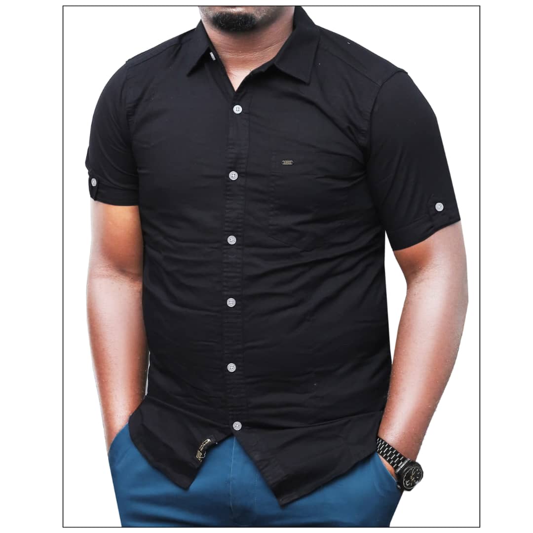 Men's Short Sleeve Cotton Shirt