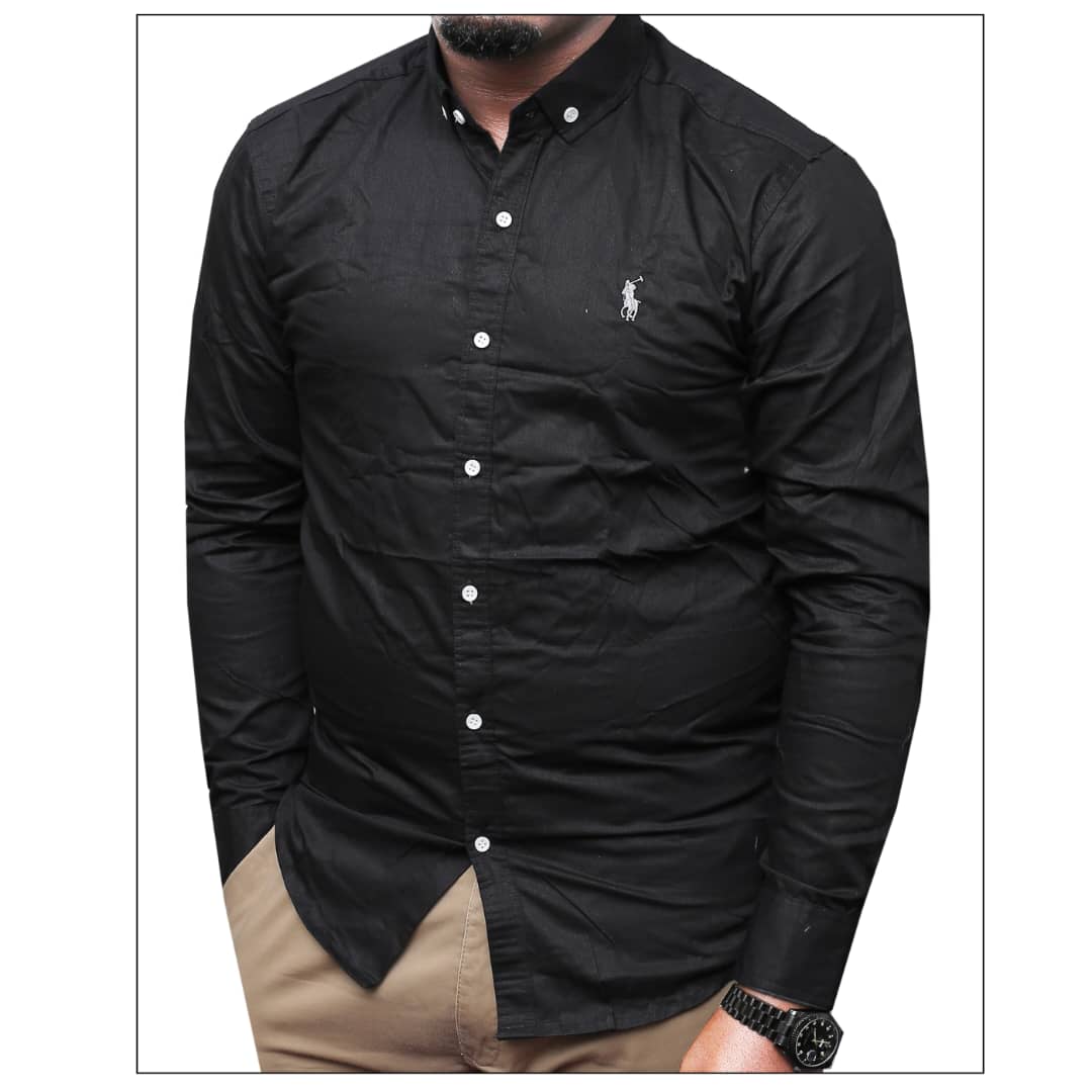 Men's Polo Long Sleeved Shirt