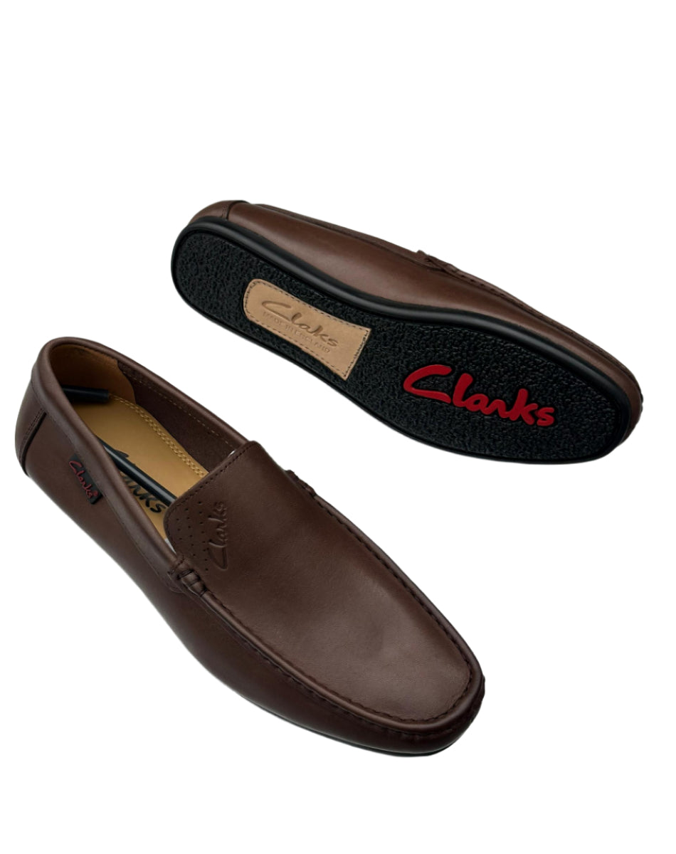 Modern Classic Leather Moccasin For Men- Brown