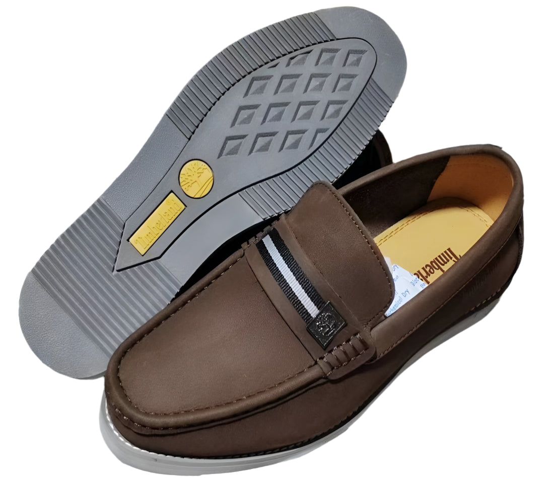 Modern Classic Leather Shoes For Men-Brown