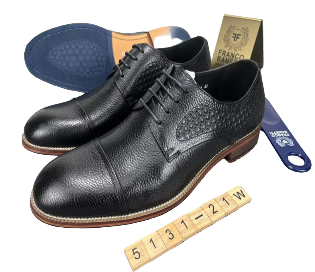 Gentle Leather Shoes For Men-Black