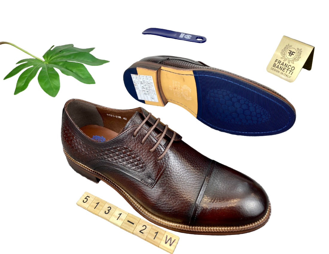 Classic Leather Gentle Shoes For Men-Coffee Brown