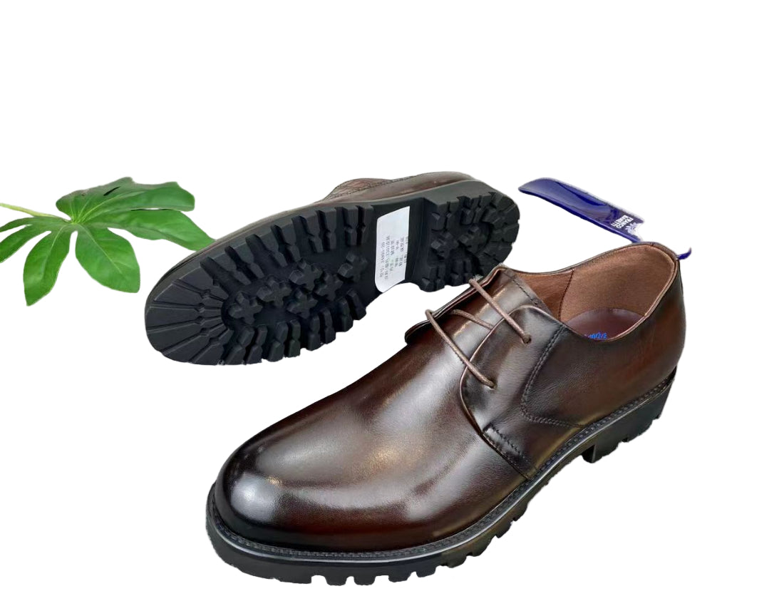 Classic Leather Shoes For Men-Coffee Brown