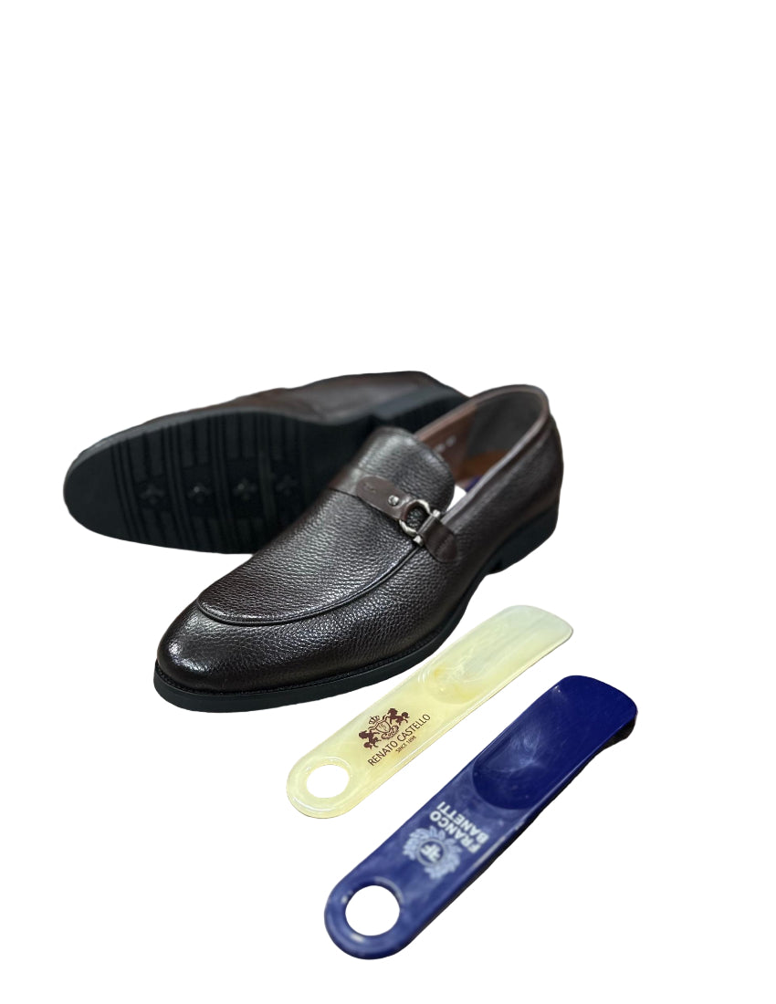 Classic Leather Gentle Shoes For Men-Coffee Brown