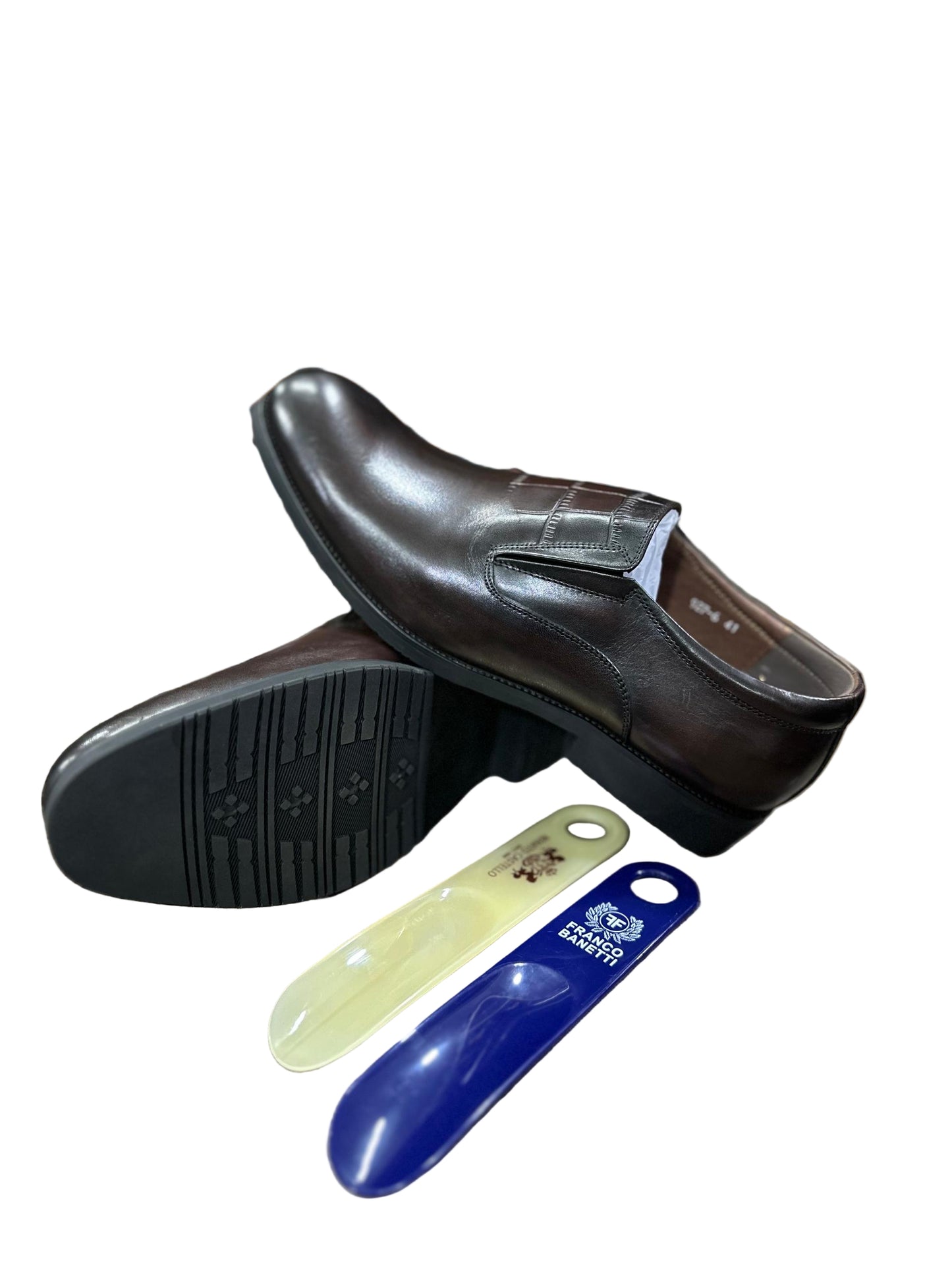 Classic Leather Gentle Shoes For Men-Coffee Brown