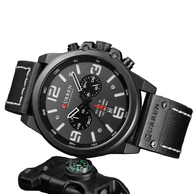 Curren Wrist Watch-Black