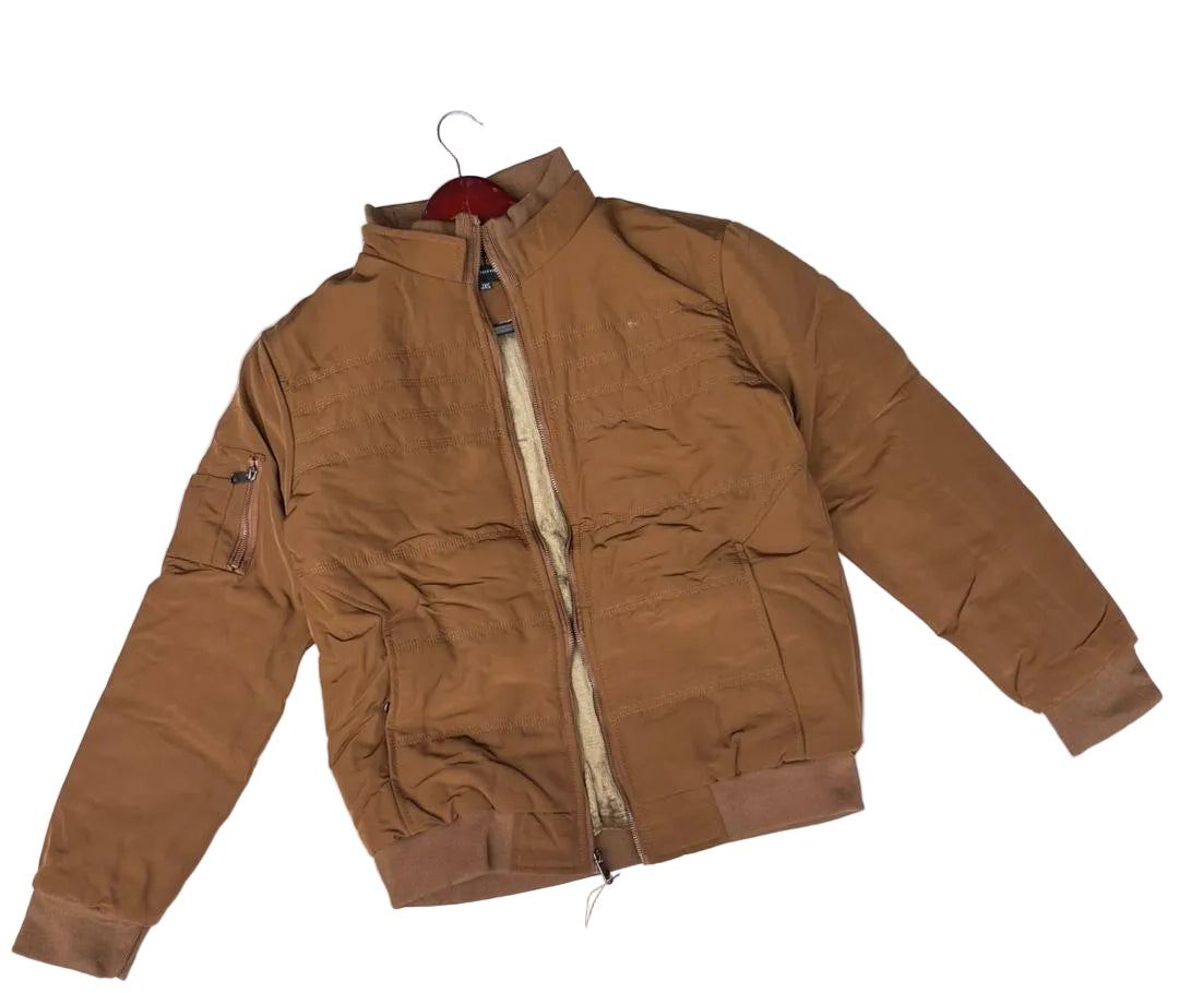 Premium Woolen Jacket - Brown