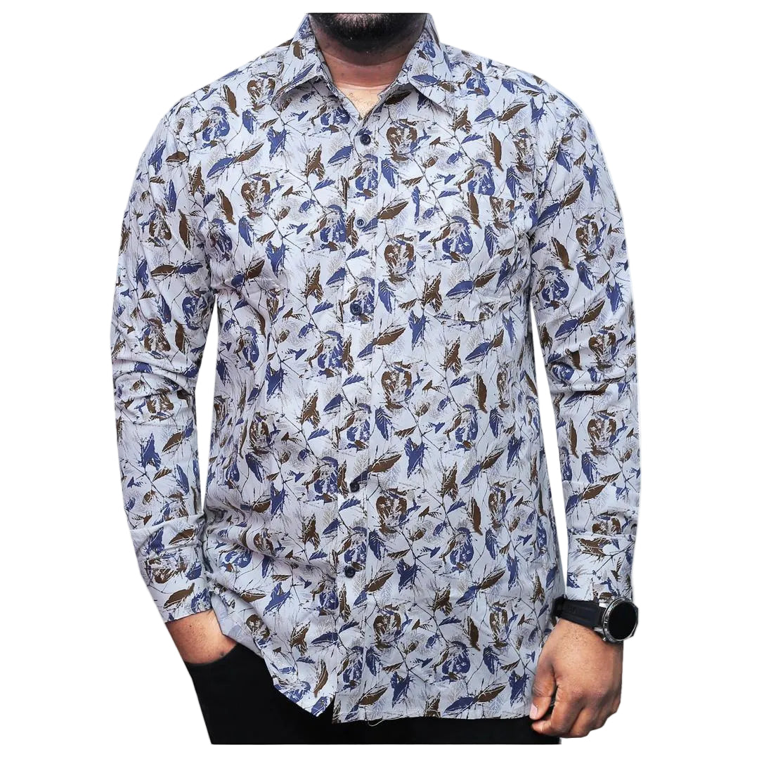 Luciano Floral Cotton Shirt