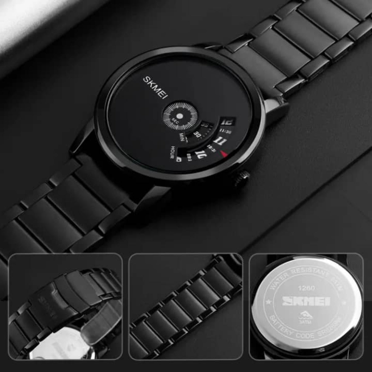 Stylish New Business Luxury Men's Watch - Black