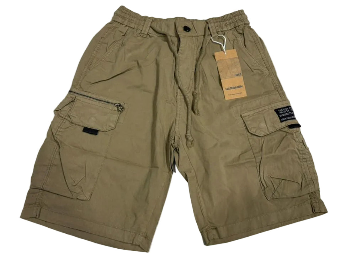 High Density Short Cargo Pant - Beige