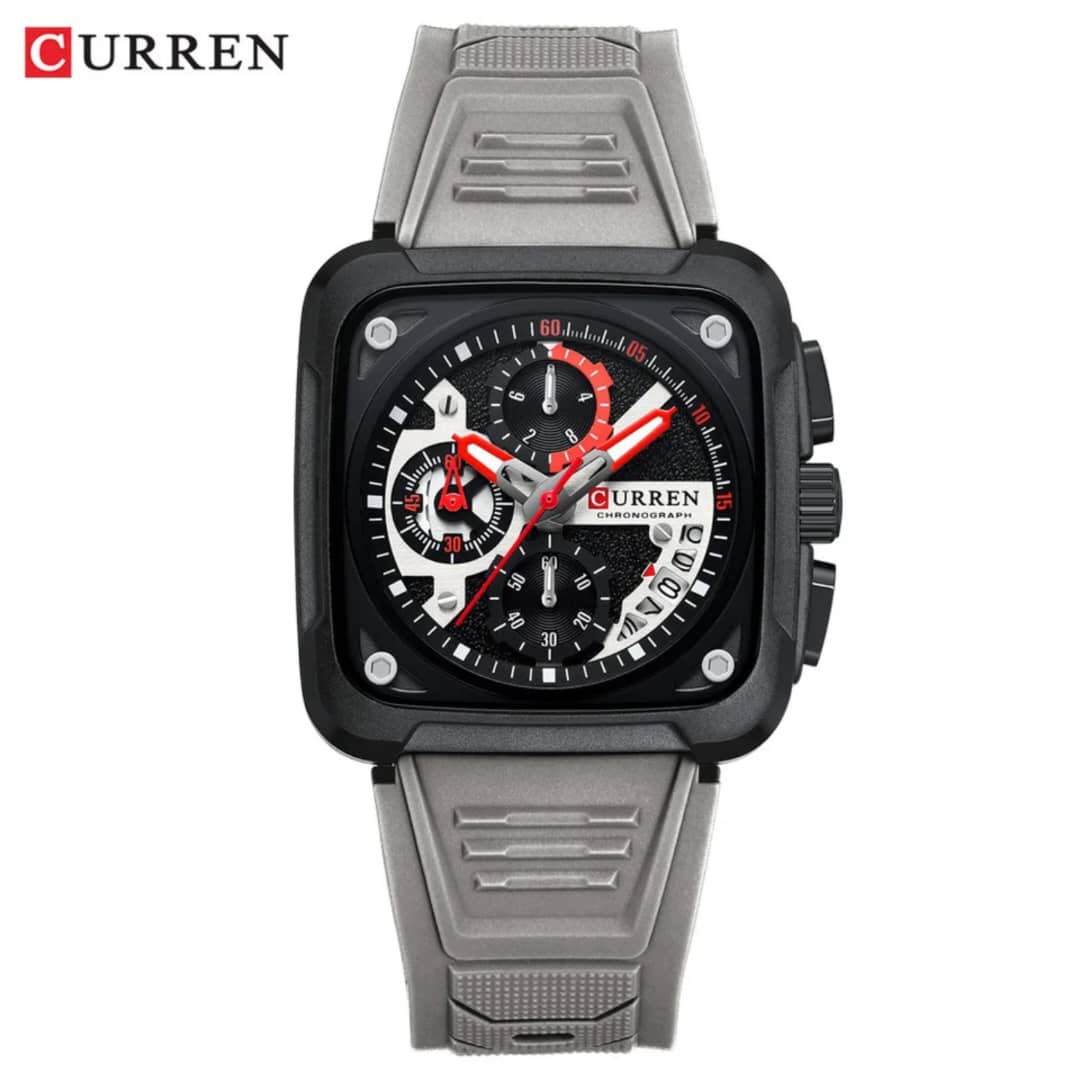 Elegant Curren Watch - Grey