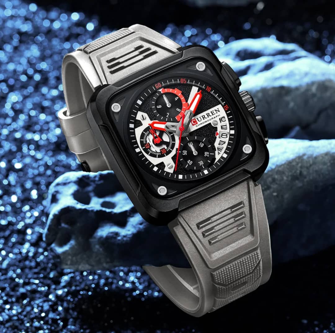 Elegant Curren Watch - Grey