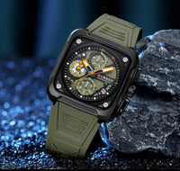 Elegant Curren Watch - Army Green