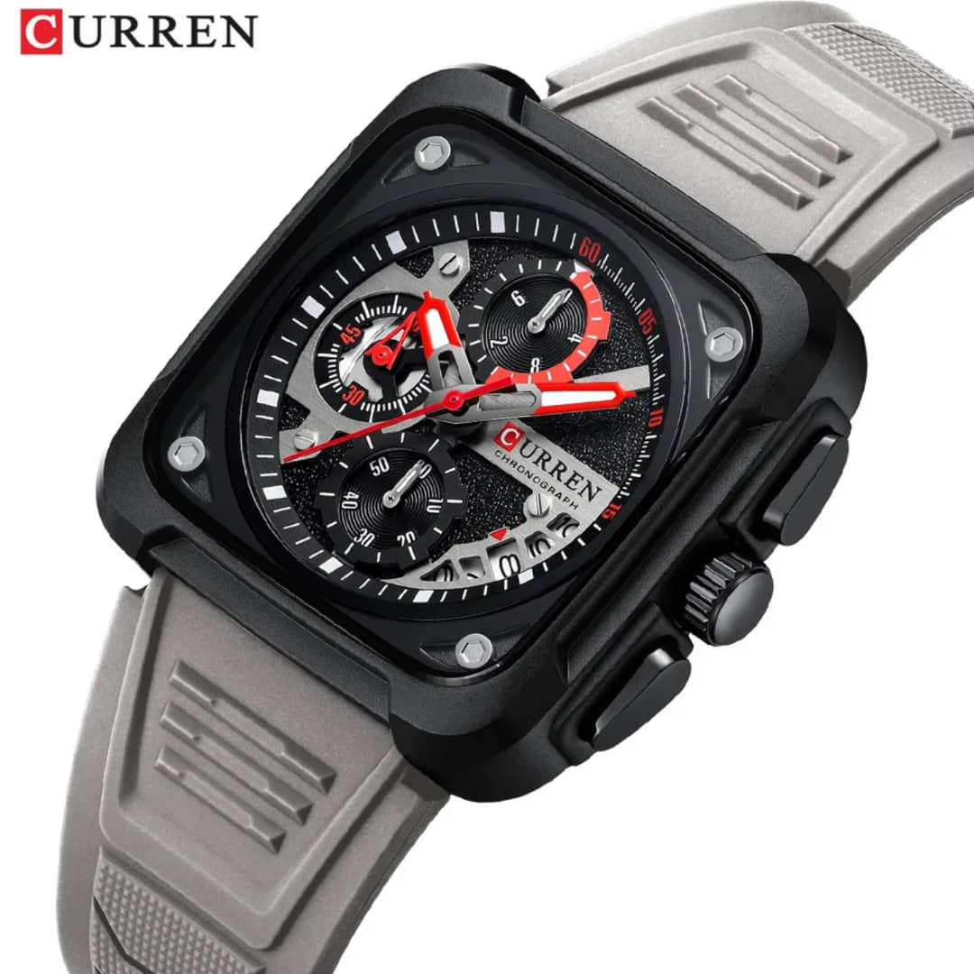 Elegant Curren Watch - Grey