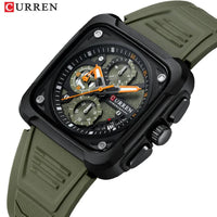 Elegant Curren Watch - Army Green