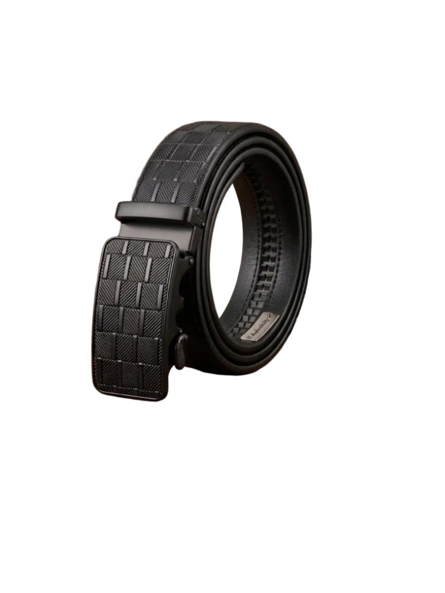Men's Leather Belt - Black