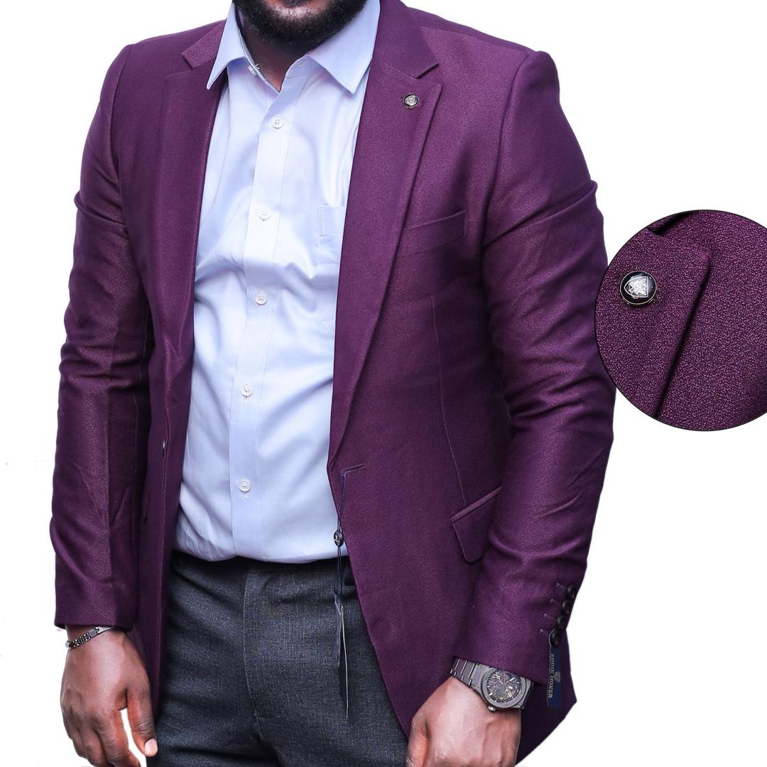 Premium Men's  Blazer  - Purple